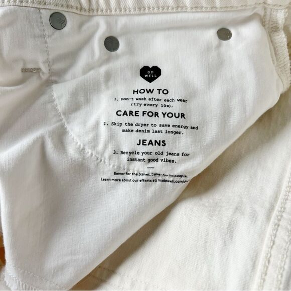 Madewell The Perfect Vintage Wide-Leg Crop in Vintage Canvas Jeans Size 31 - Picture 10 of 13